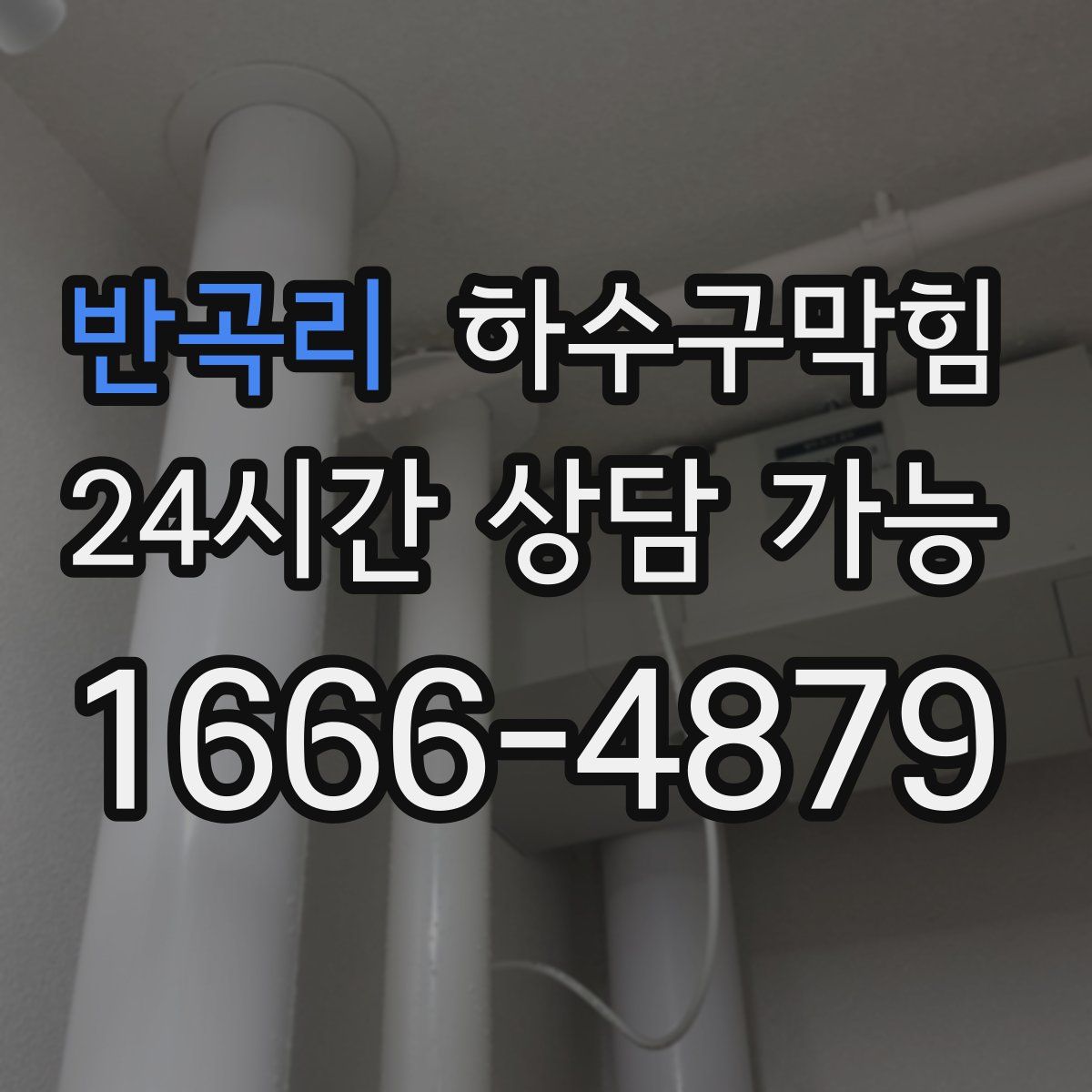 반곡리 하수구막힘