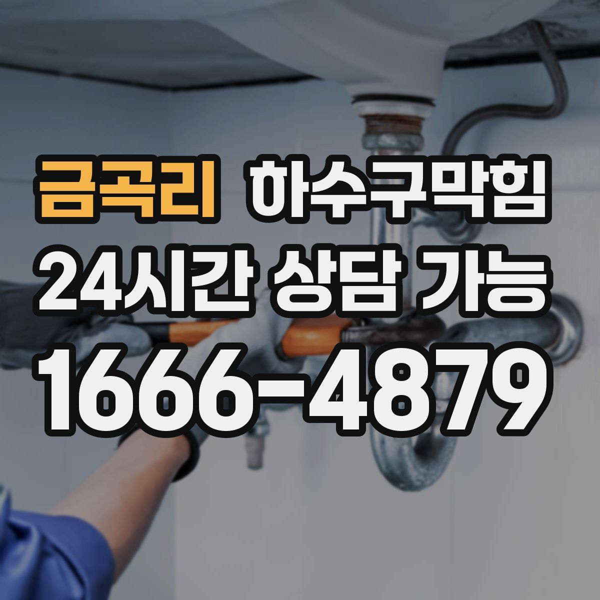 금곡리 하수구막힘