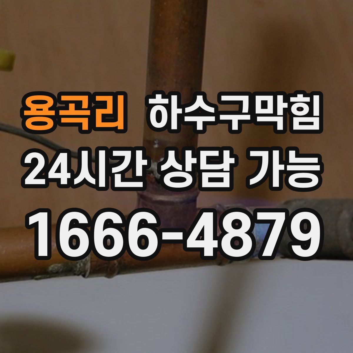 용곡리 하수구막힘