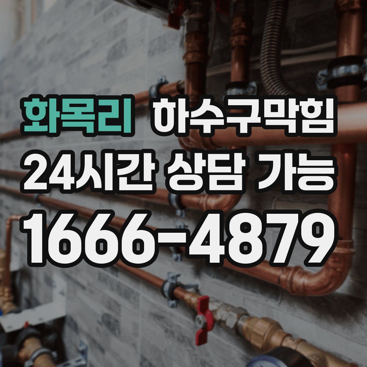 화목리 하수구막힘