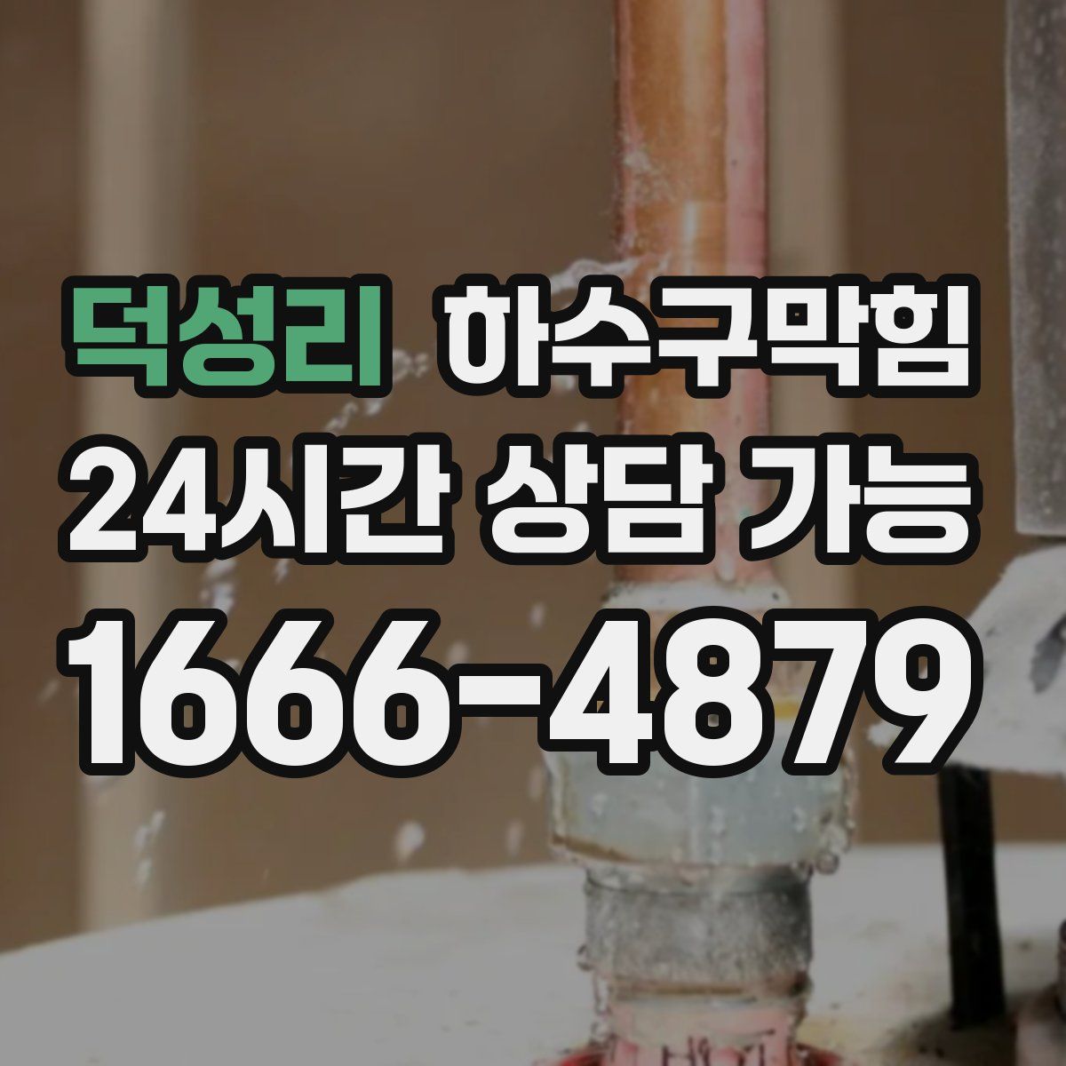 덕성리 하수구막힘