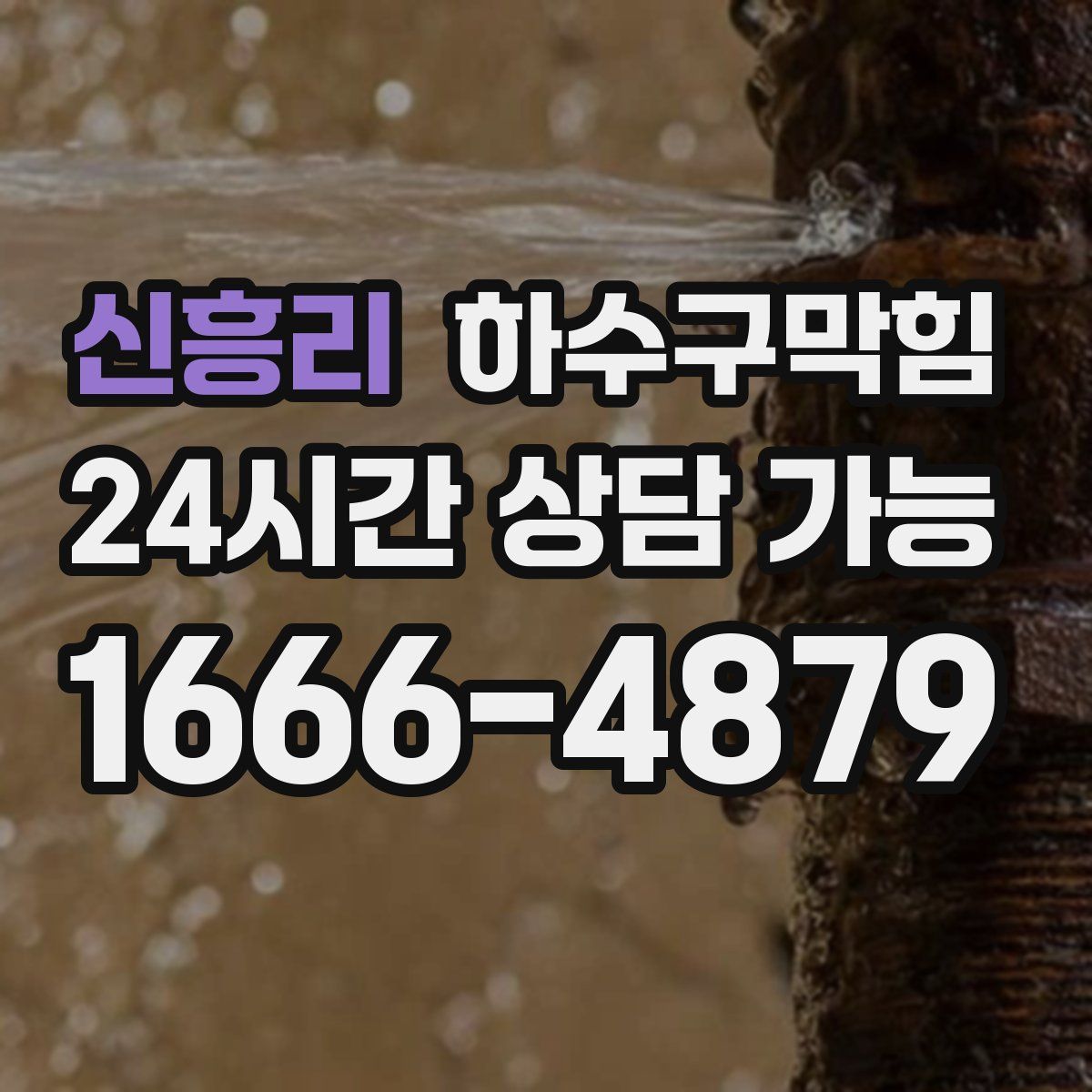 신흥리 하수구막힘