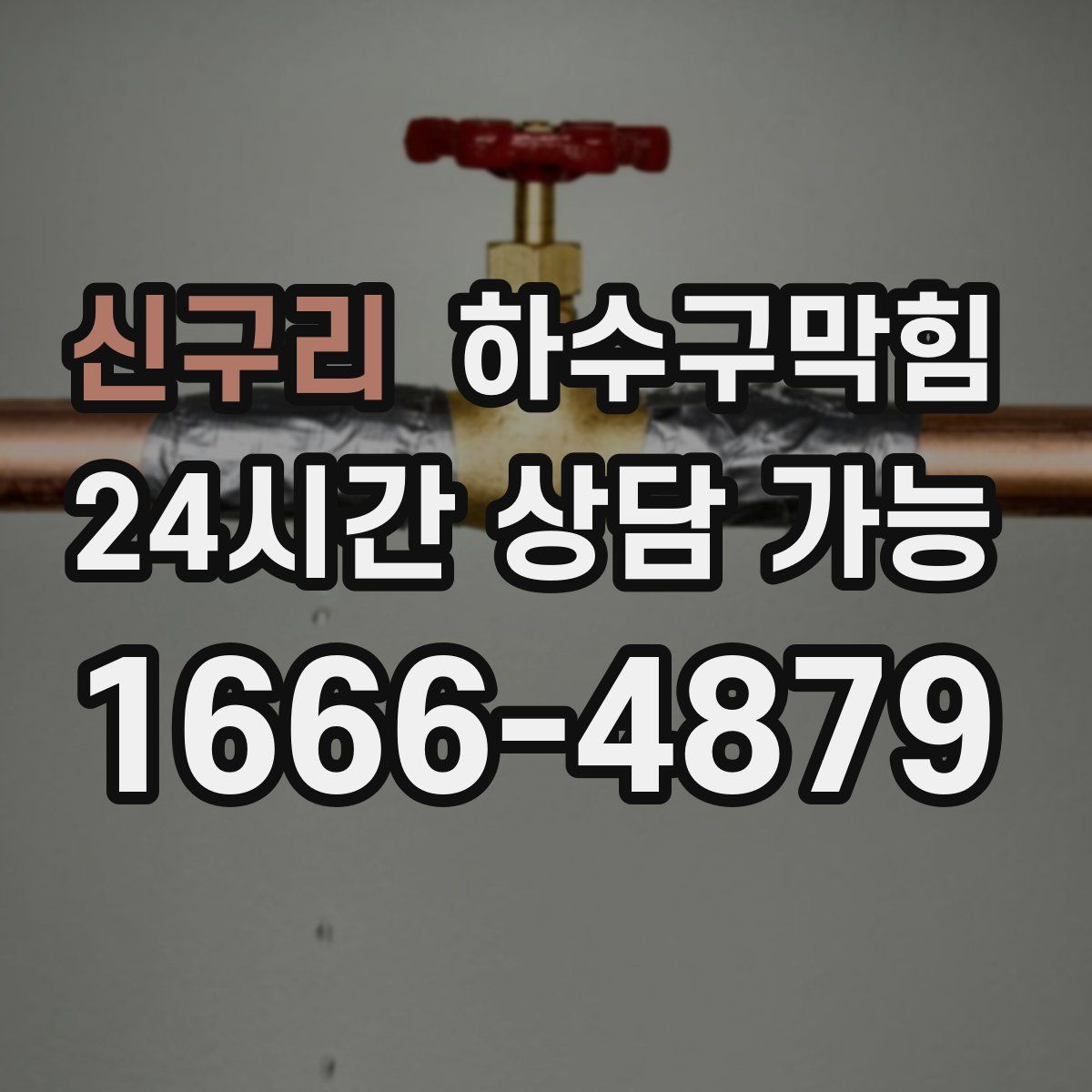 신구리 하수구막힘