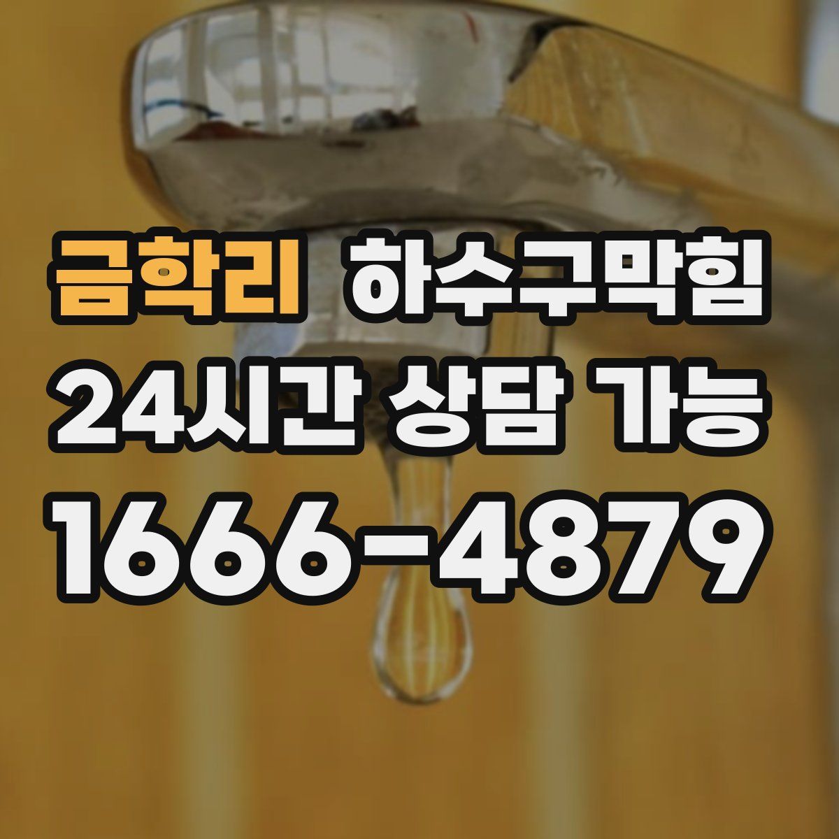 금학리 하수구막힘