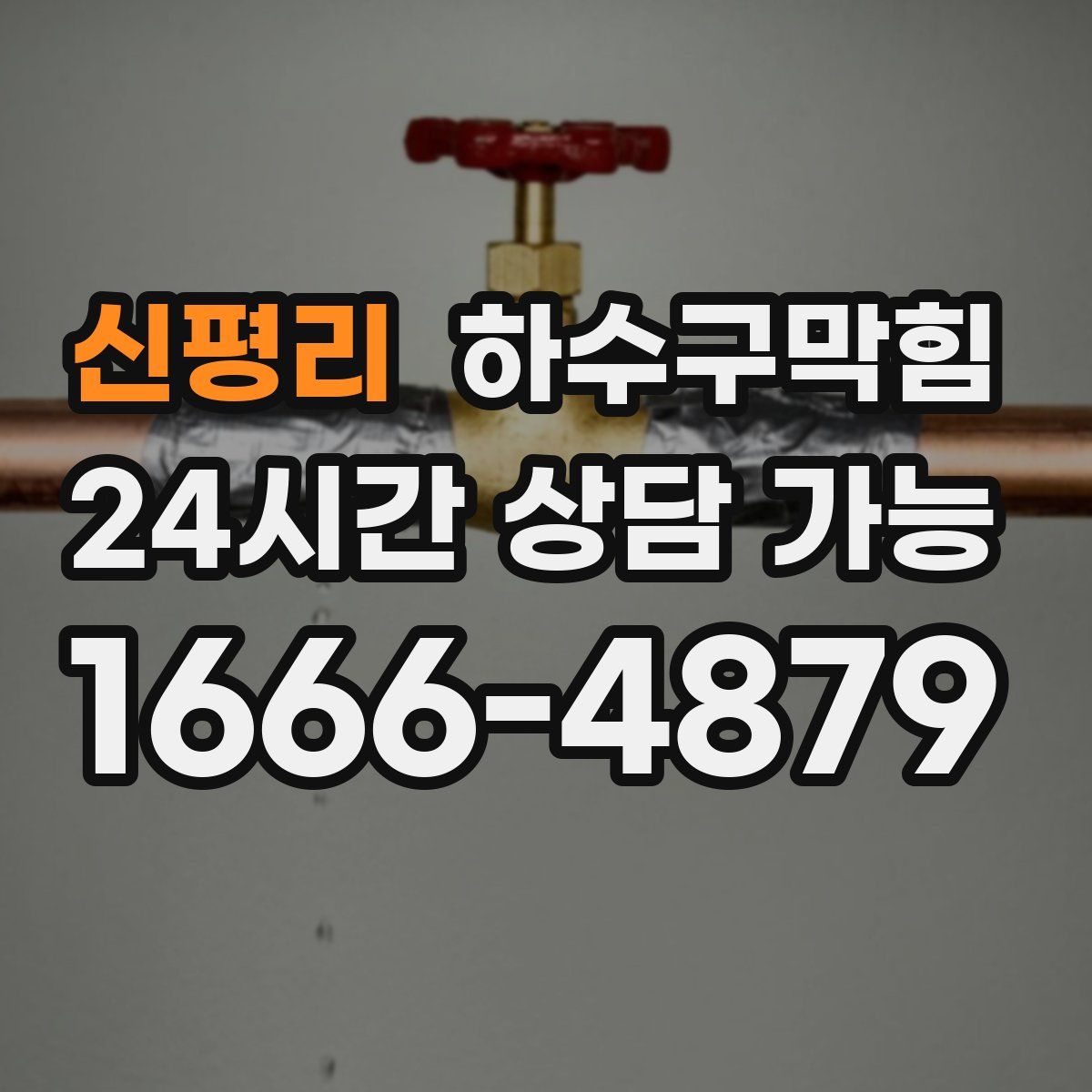 신평리 하수구막힘