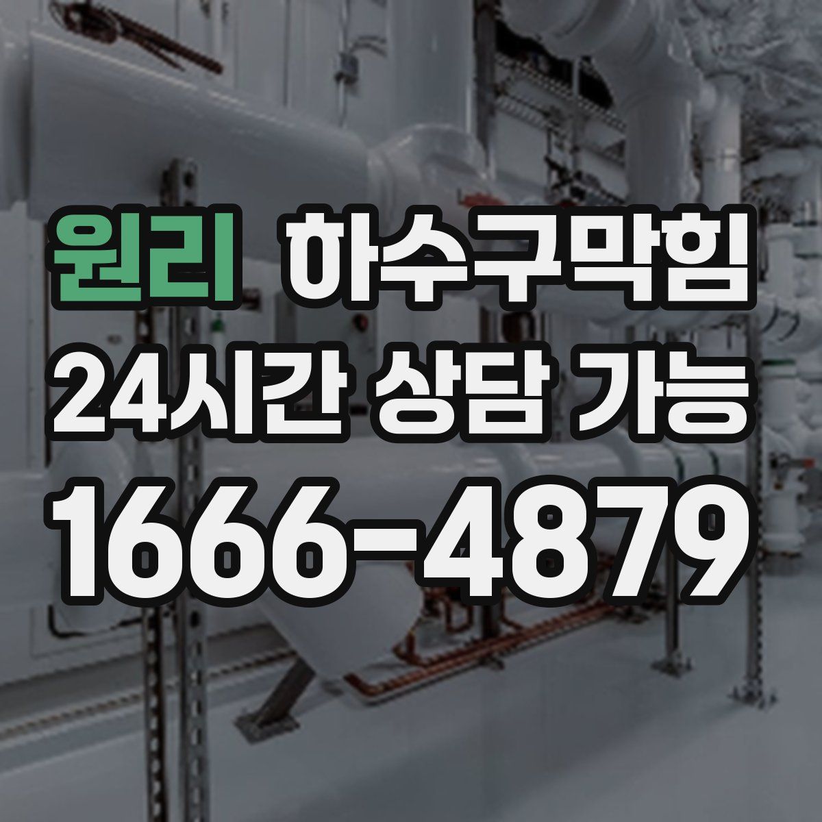원리 하수구막힘