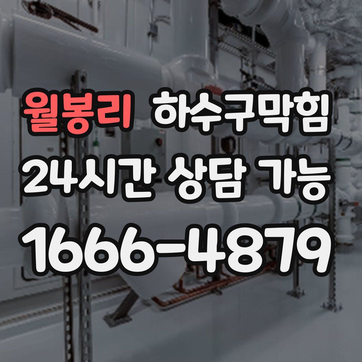 월봉리 하수구막힘