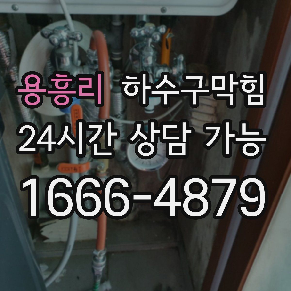 용흥리 하수구막힘