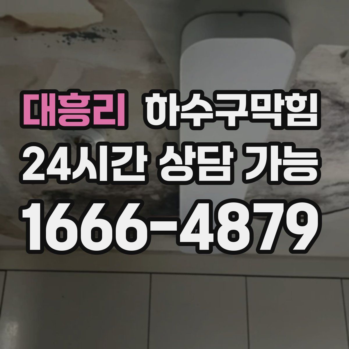 대흥리 하수구막힘