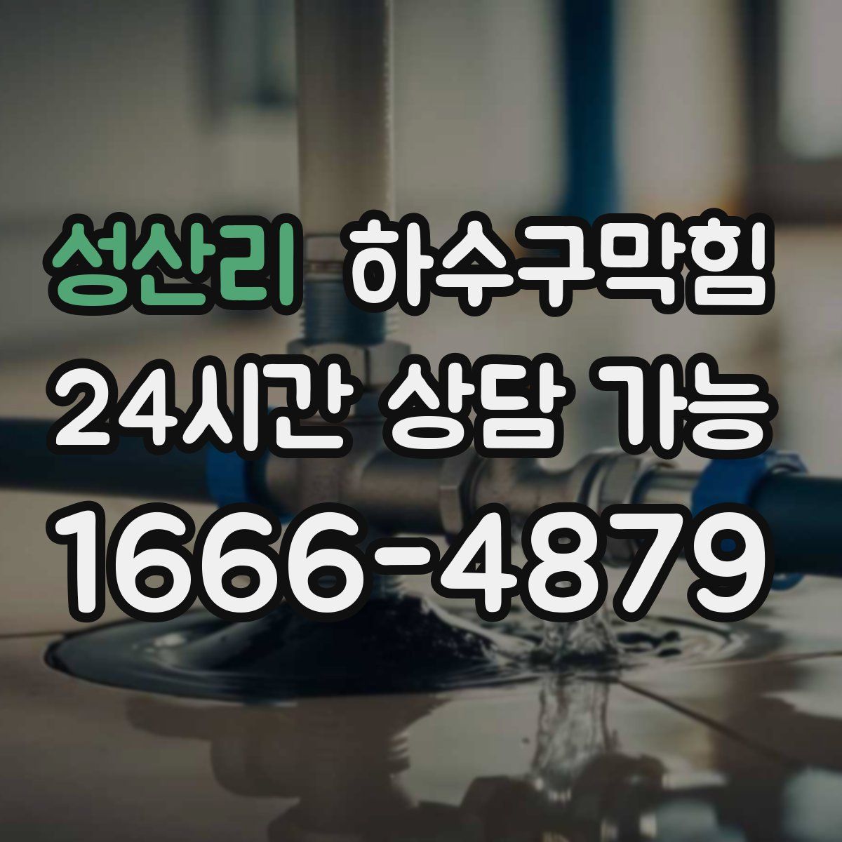 성산리 하수구막힘