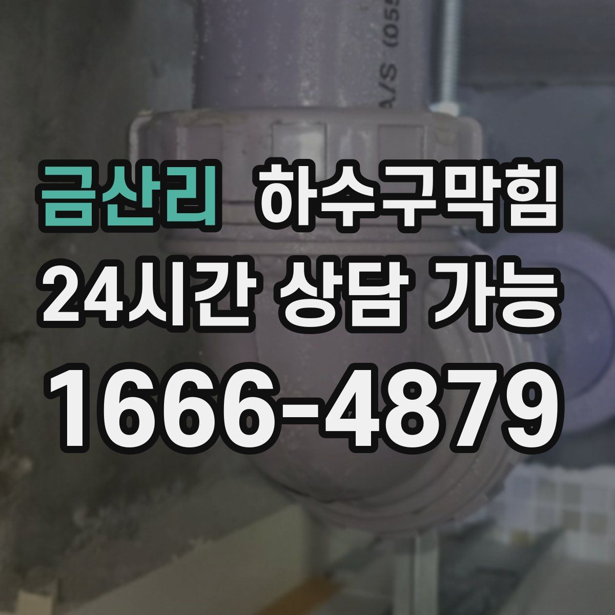 금산리 하수구막힘