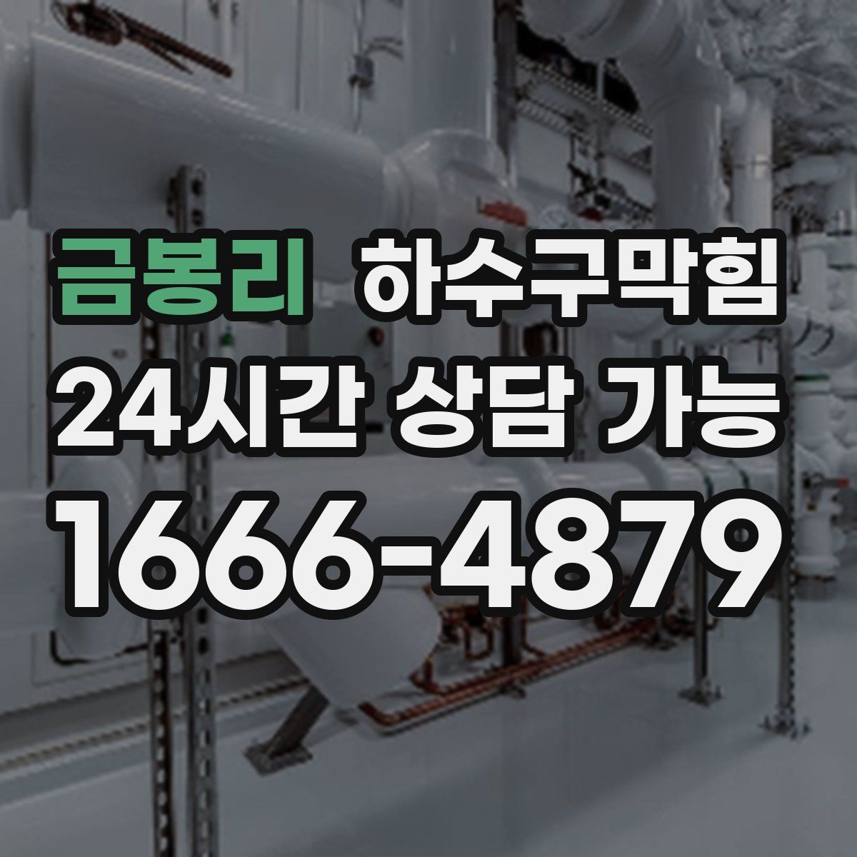 금봉리 하수구막힘