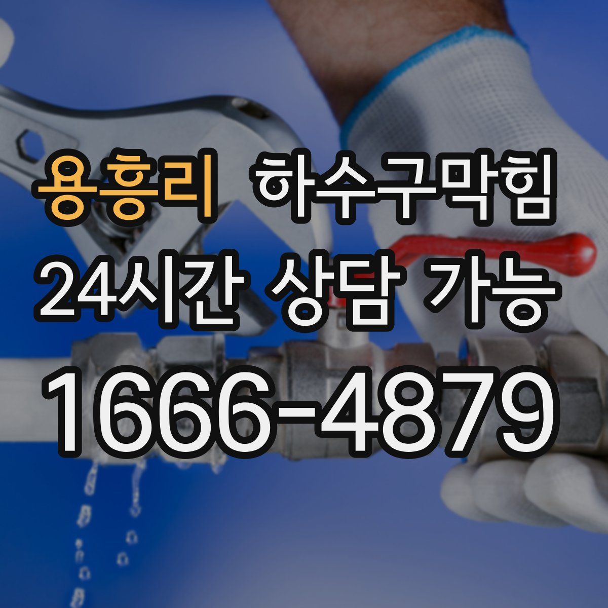 용흥리 하수구막힘