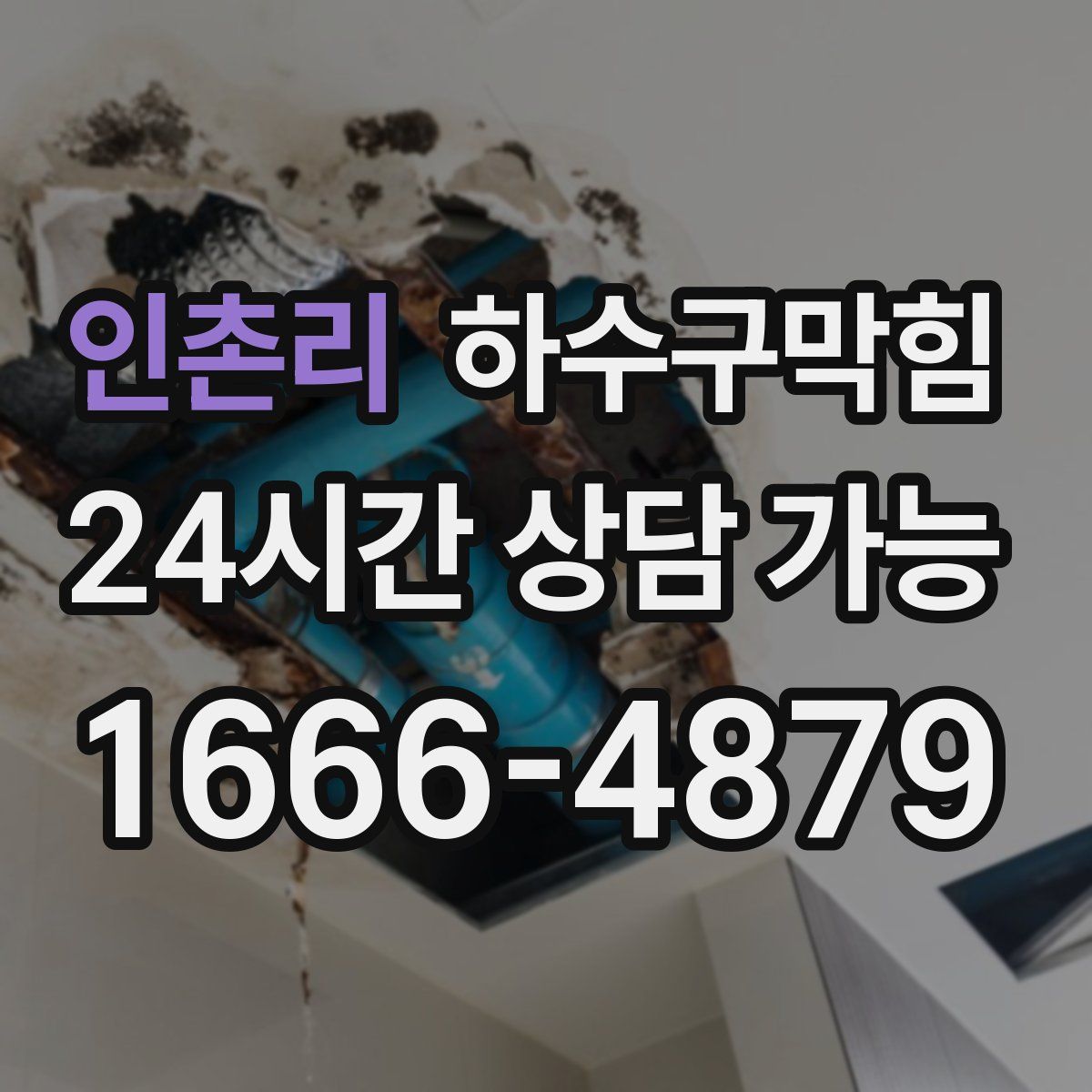 인촌리 하수구막힘