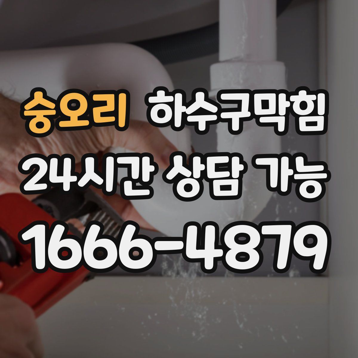 숭오리 하수구막힘