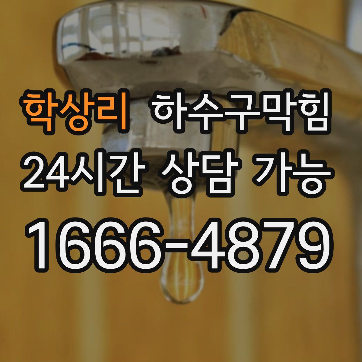 학상리 하수구막힘