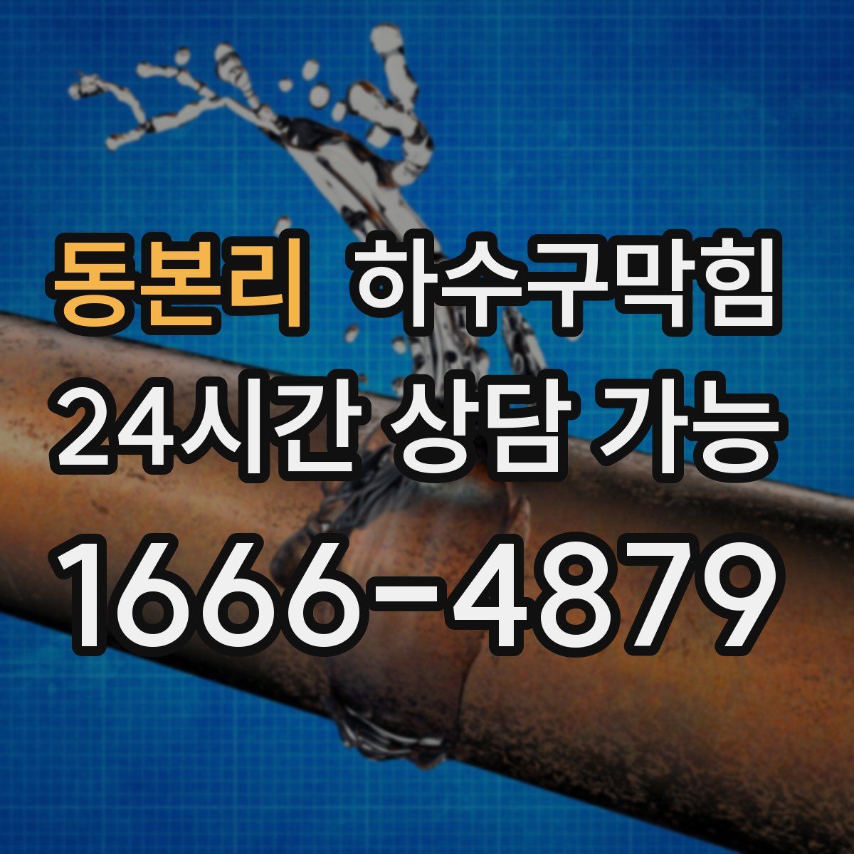 동본리 하수구막힘