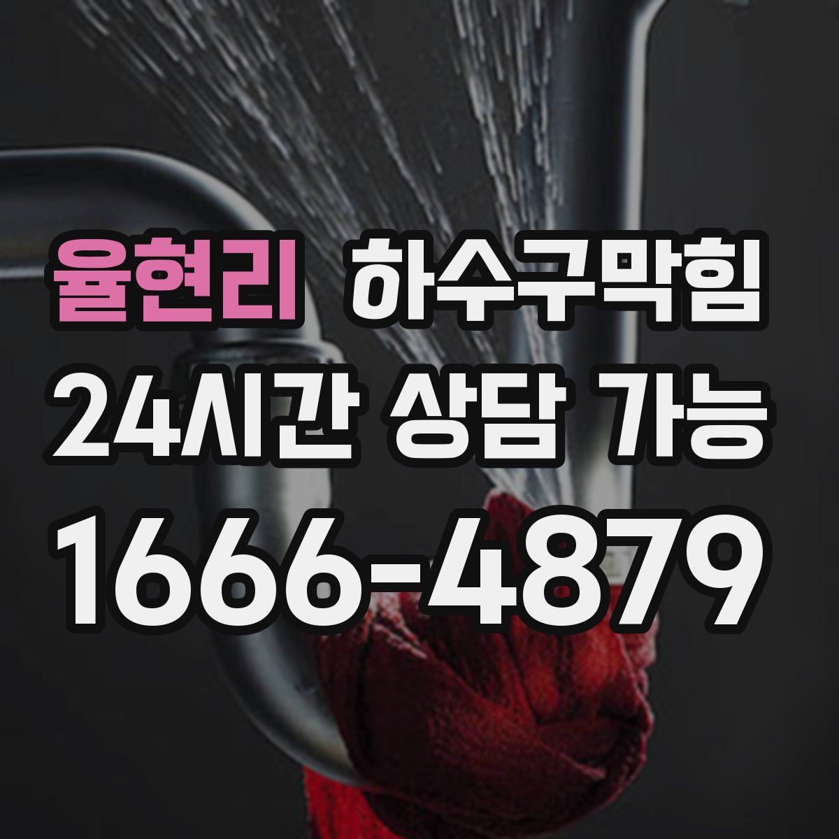 율현리 하수구막힘