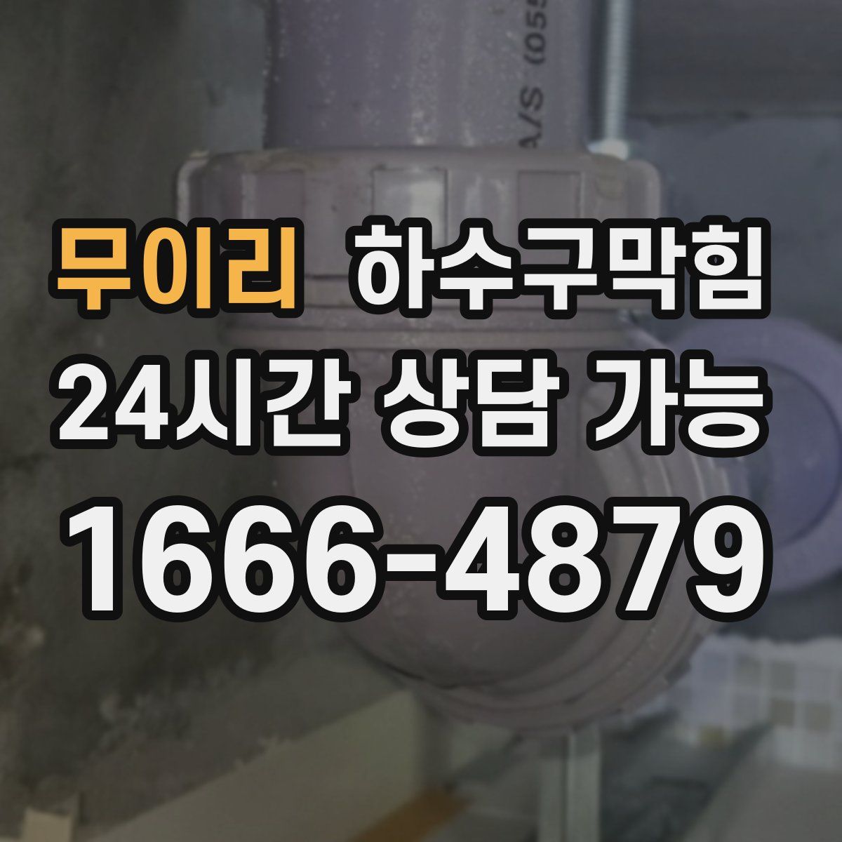 무이리 하수구막힘