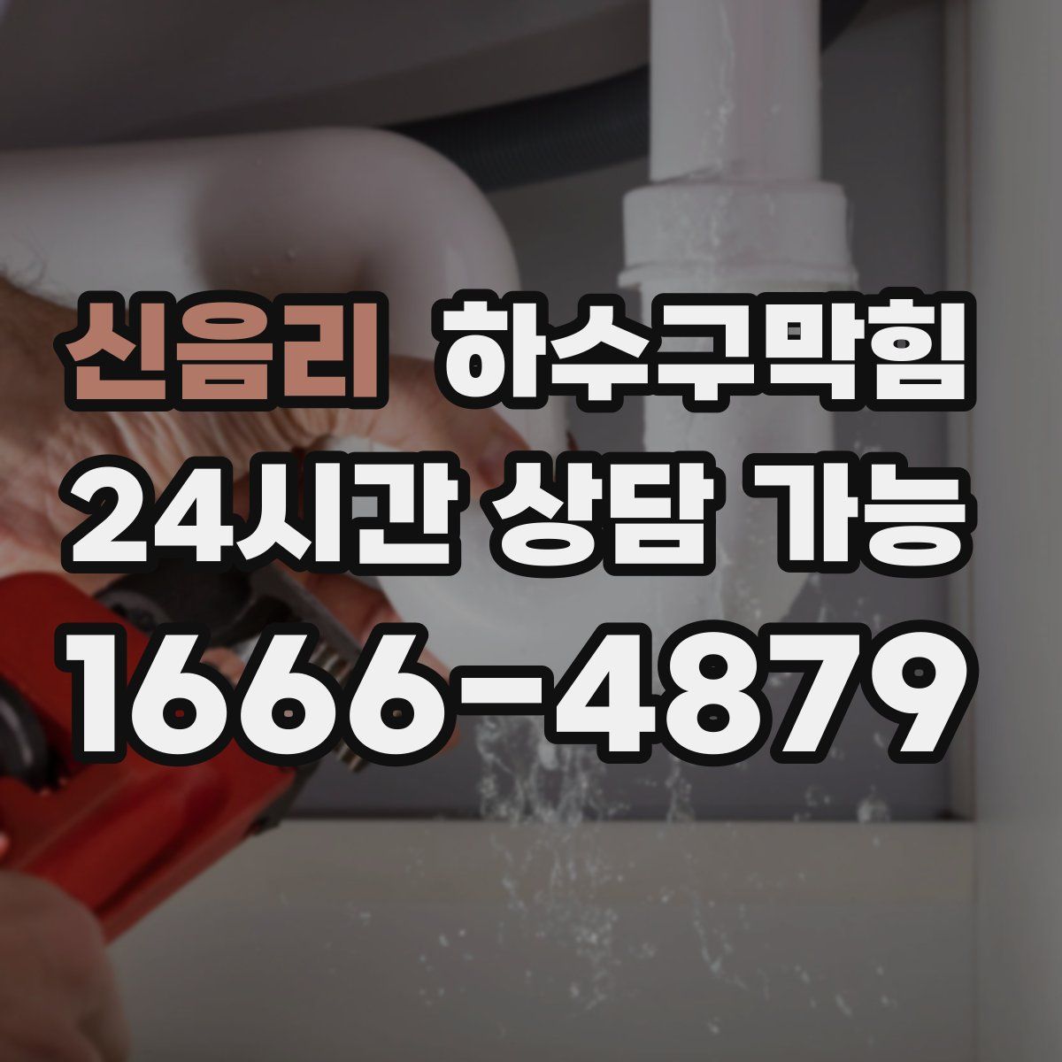 신음리 하수구막힘