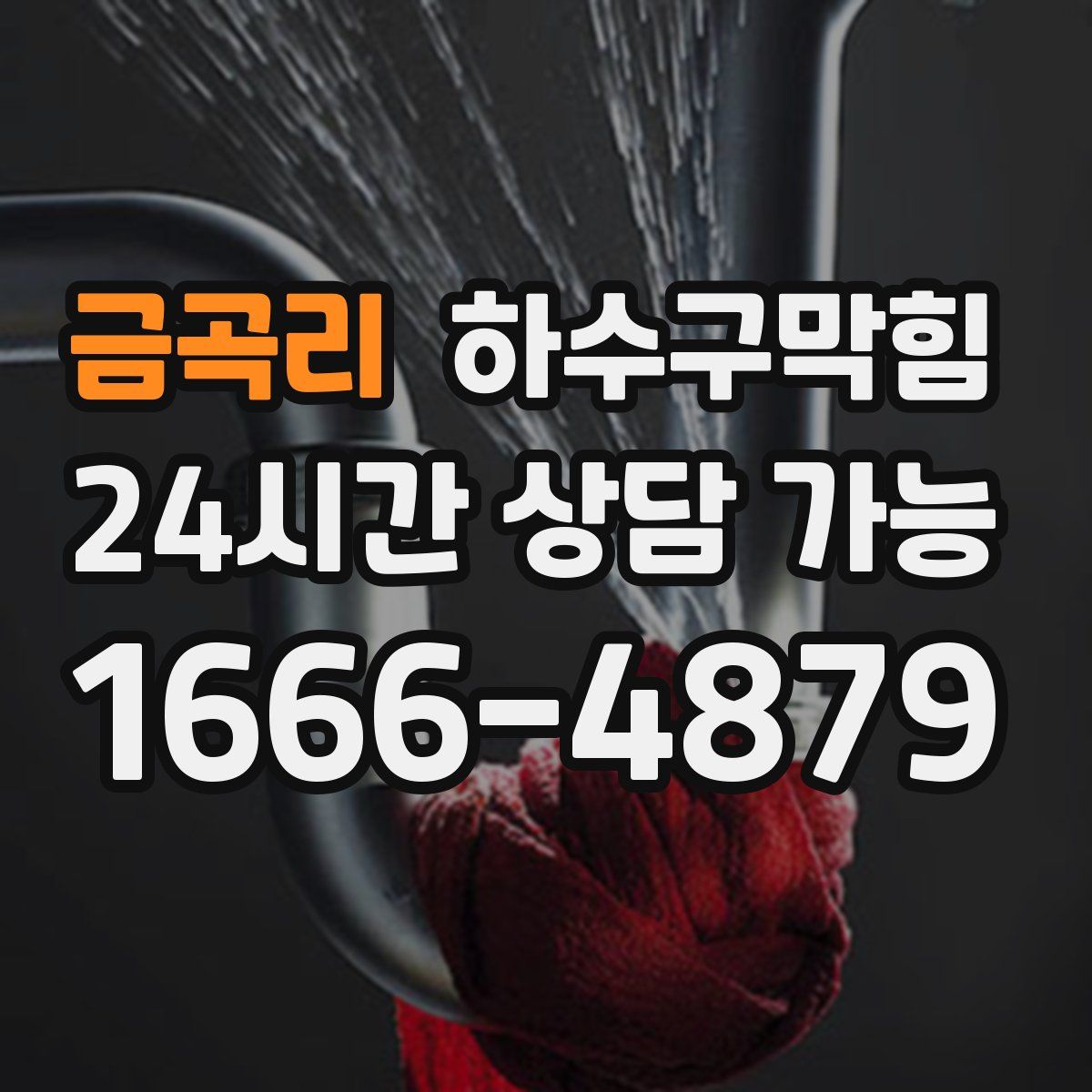 금곡리 하수구막힘