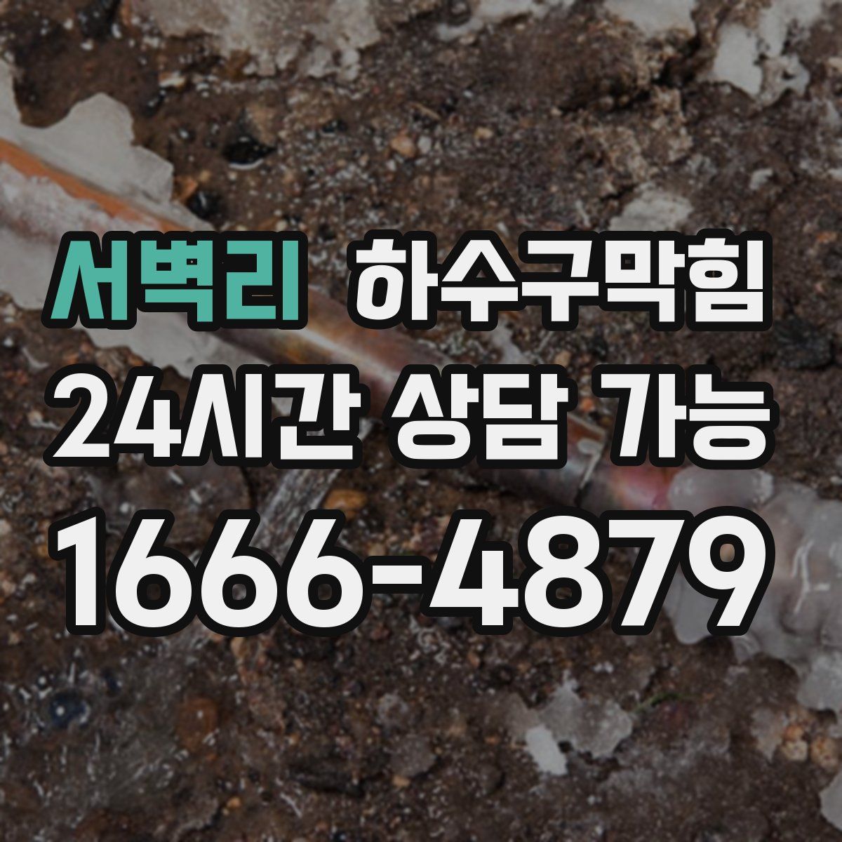 서벽리 하수구막힘