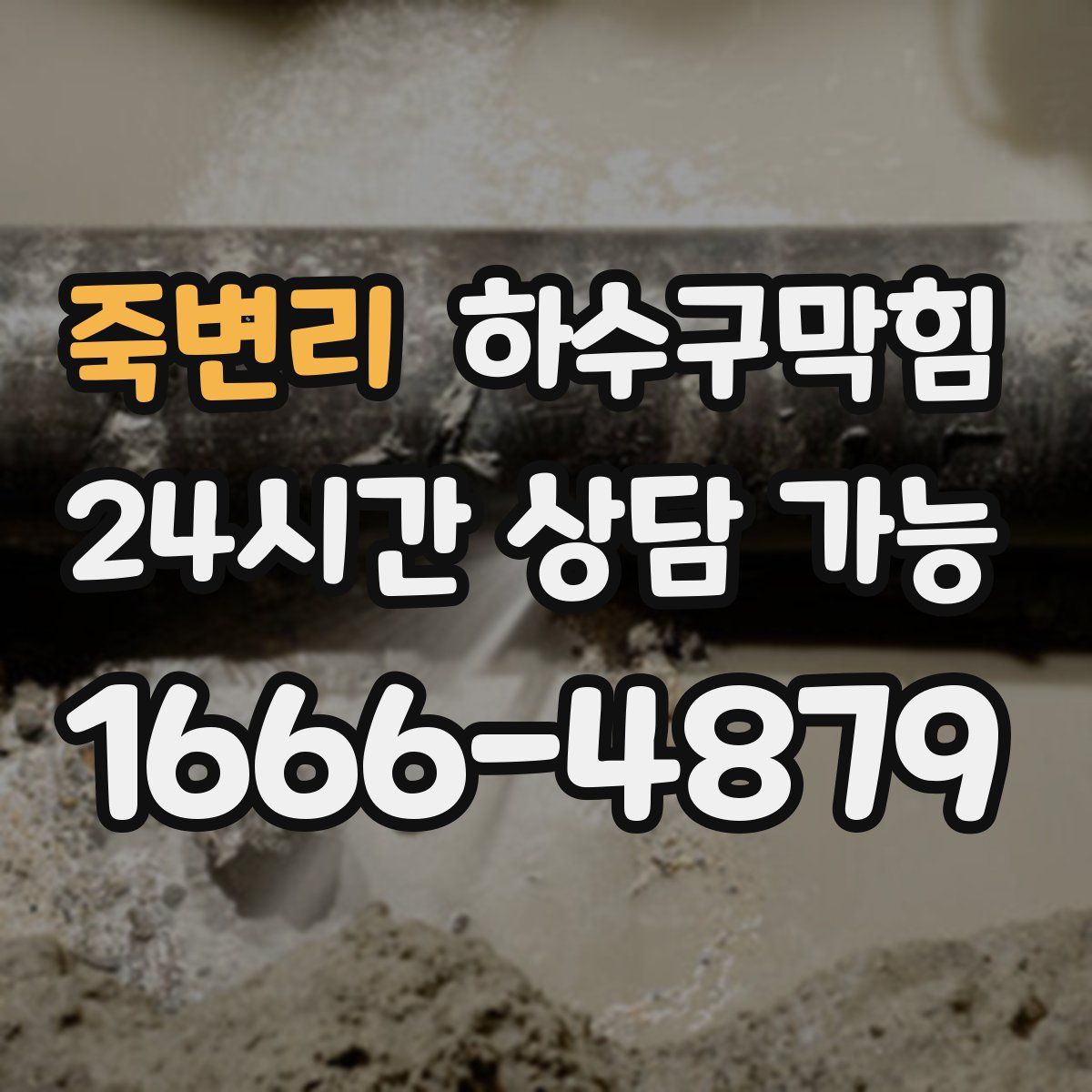 죽변리 하수구막힘