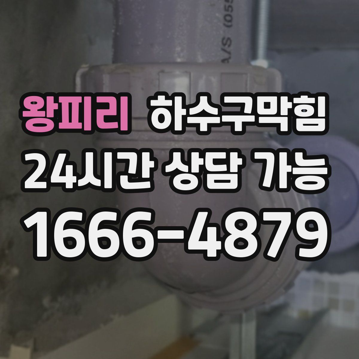 왕피리 하수구막힘