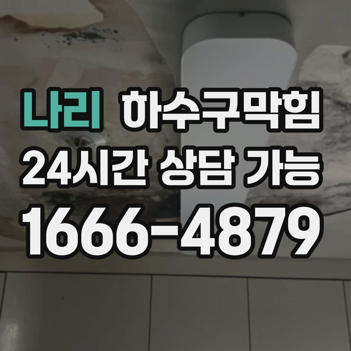 나리 하수구막힘