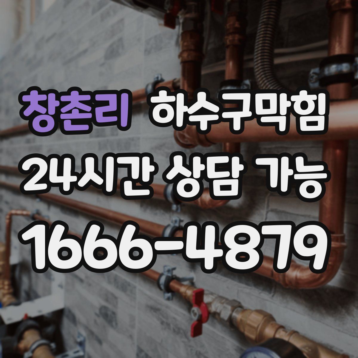 창촌리 하수구막힘