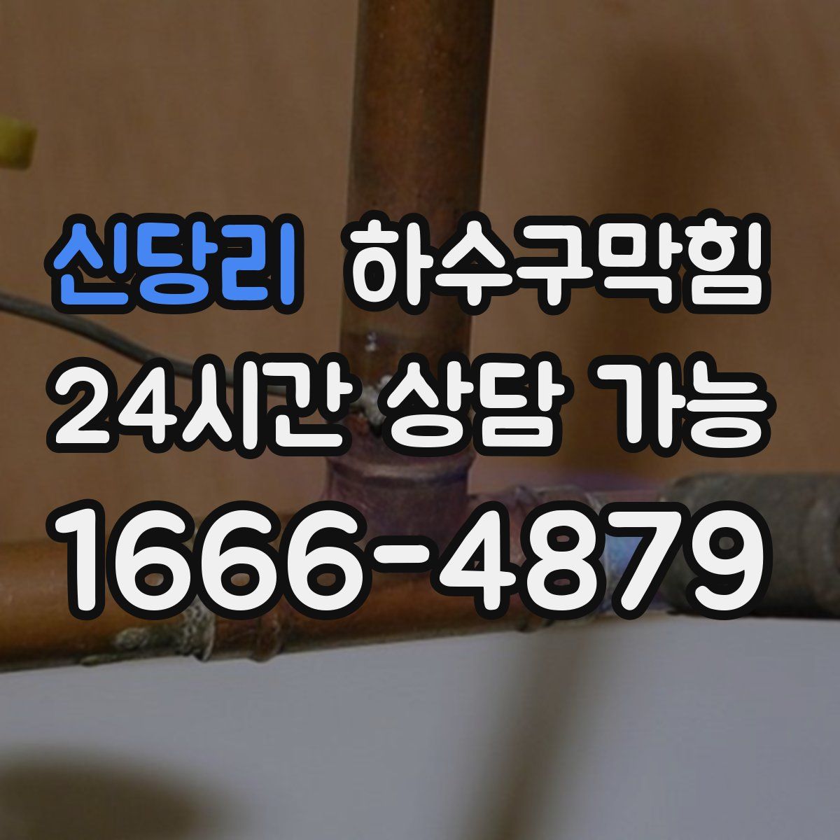 신당리 하수구막힘