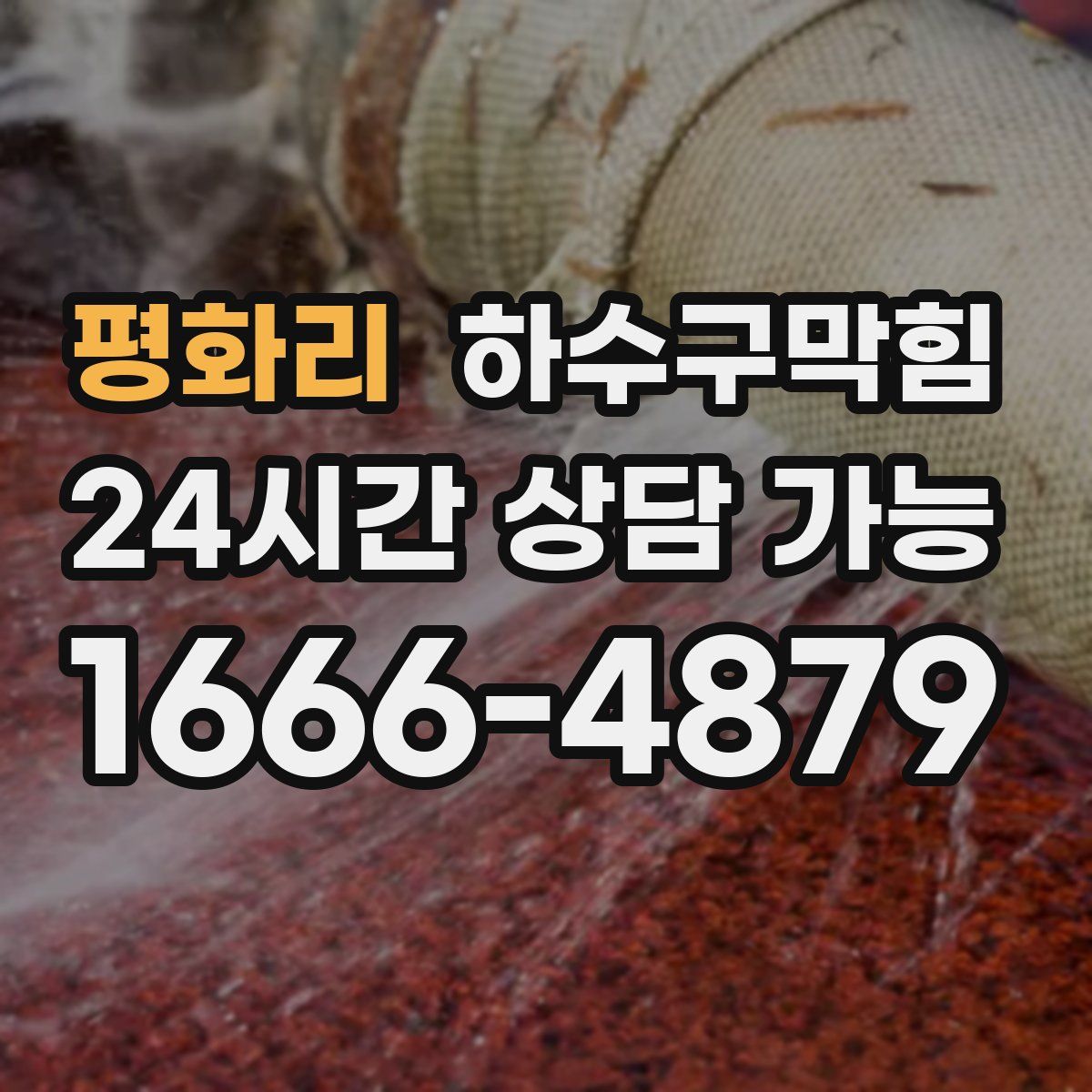 평화리 하수구막힘