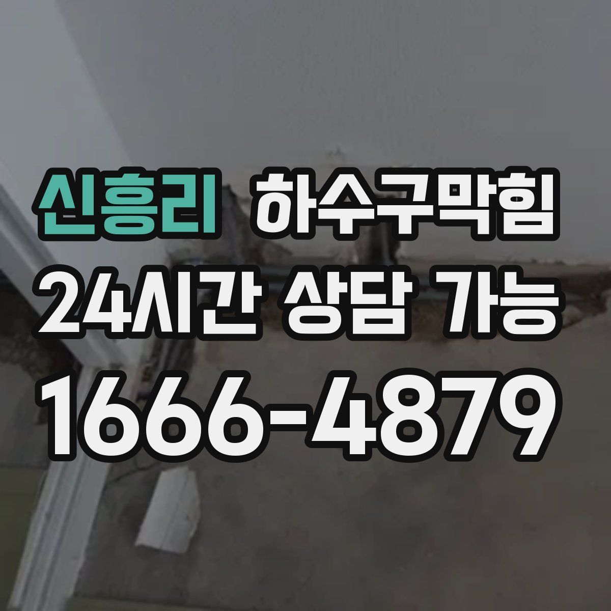 신흥리 하수구막힘