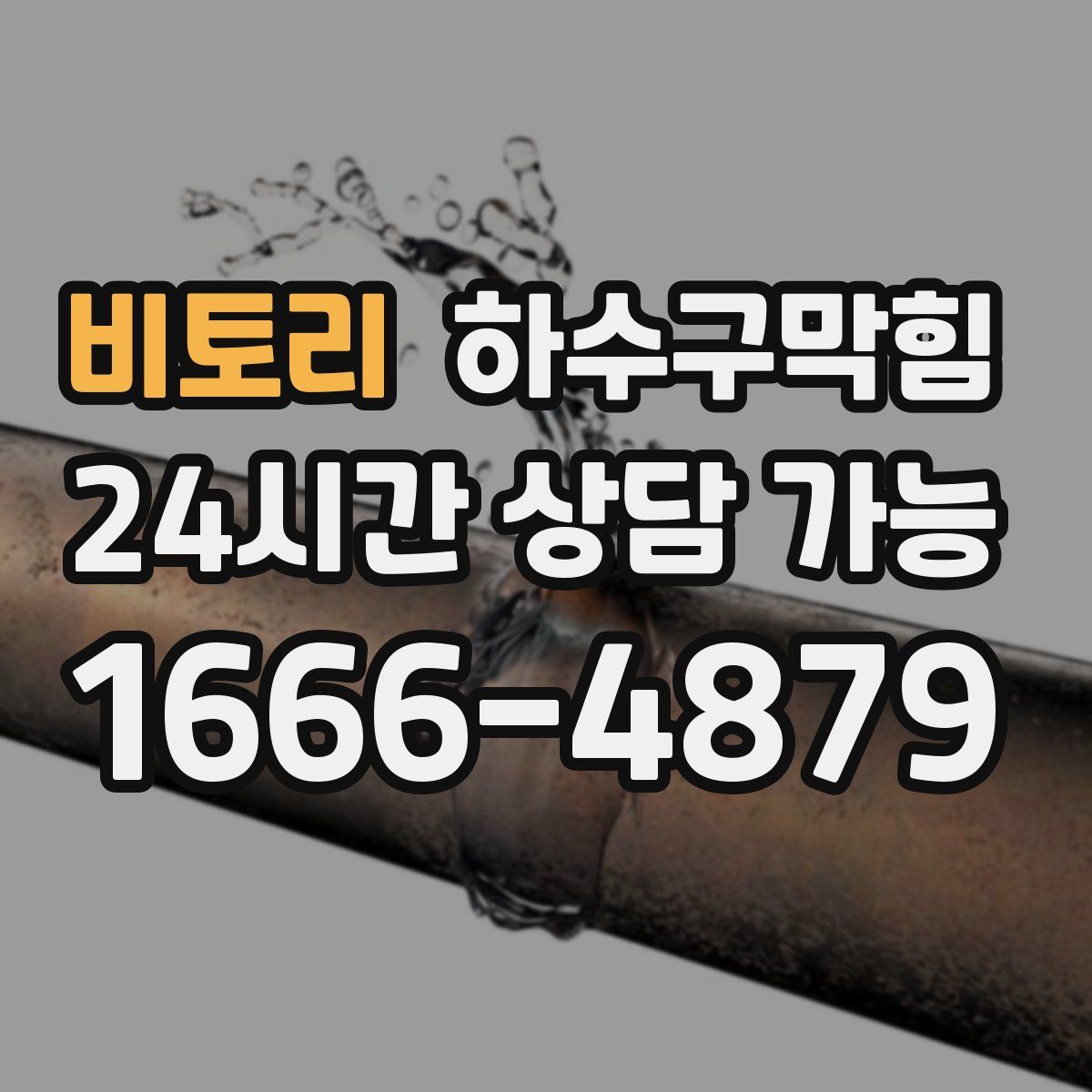 비토리 하수구막힘