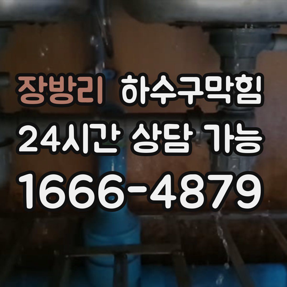 장방리 하수구막힘