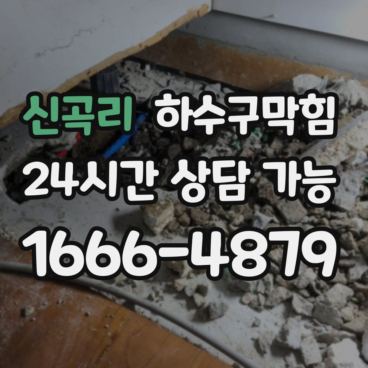 신곡리 하수구막힘