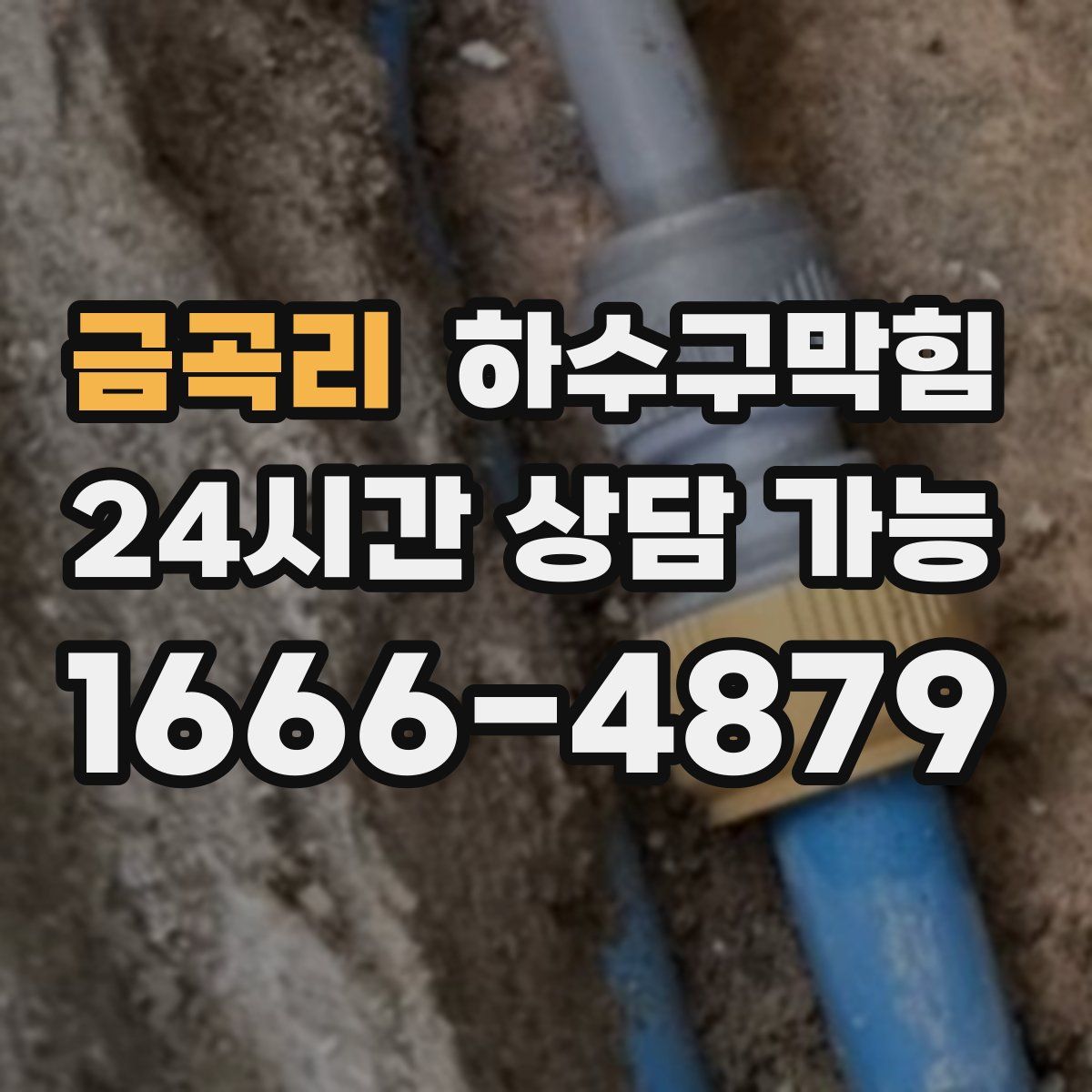 금곡리 하수구막힘