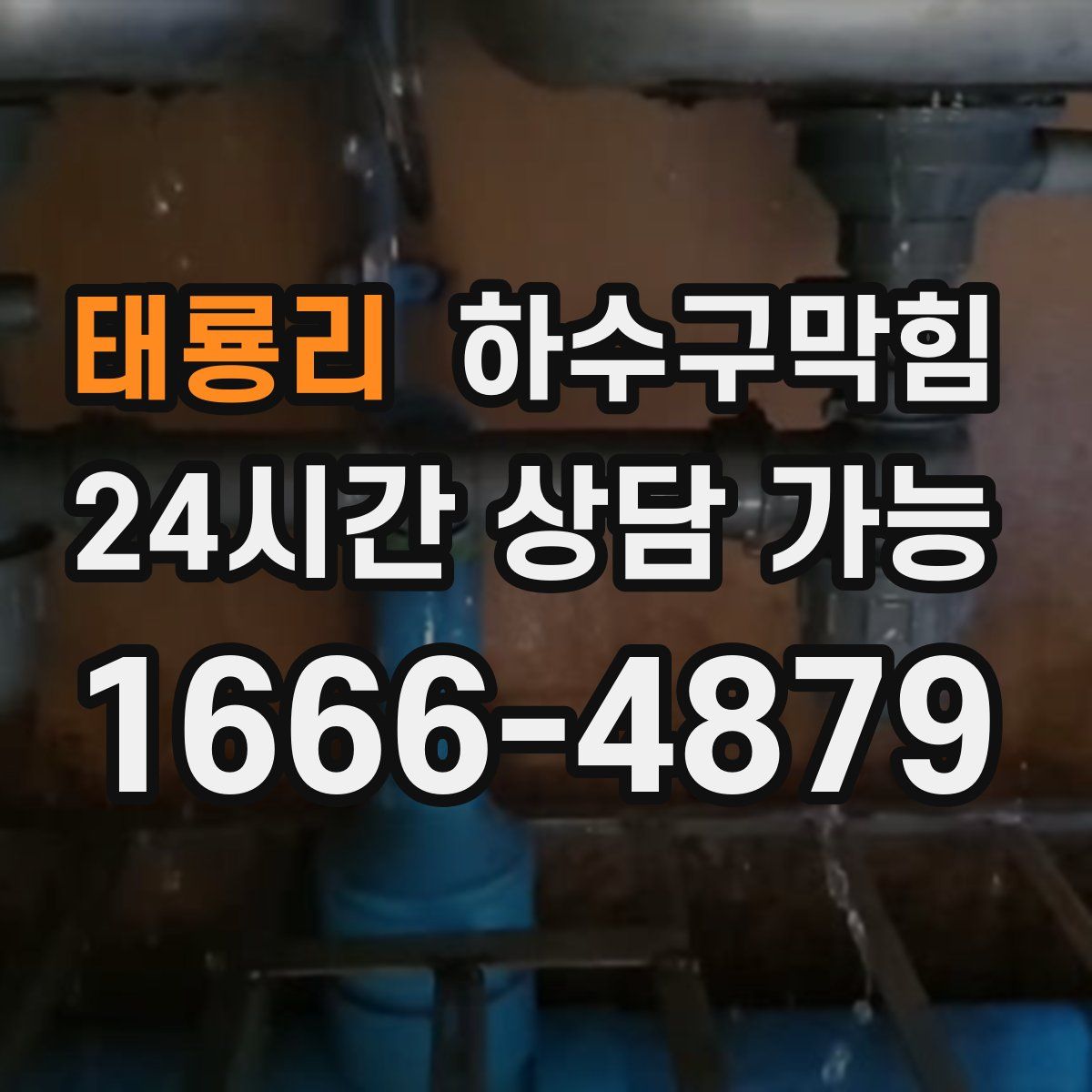 태룡리 하수구막힘