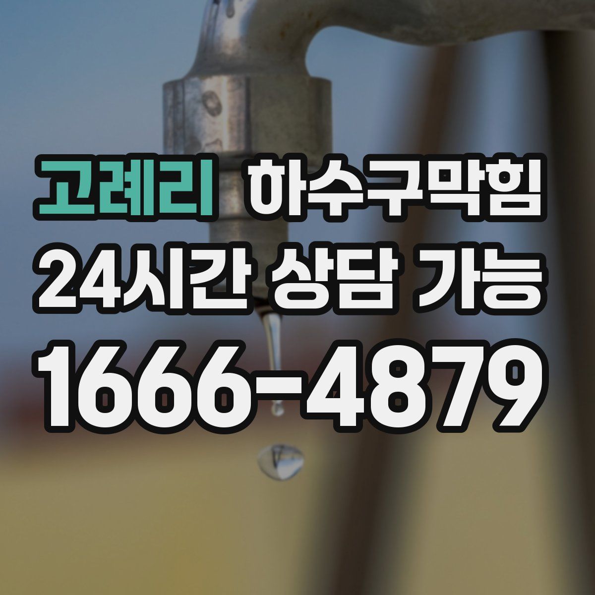 고례리 하수구막힘