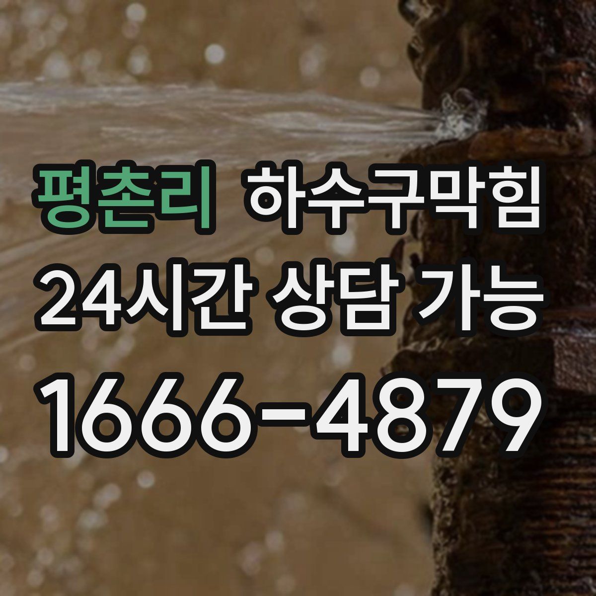 평촌리 하수구막힘