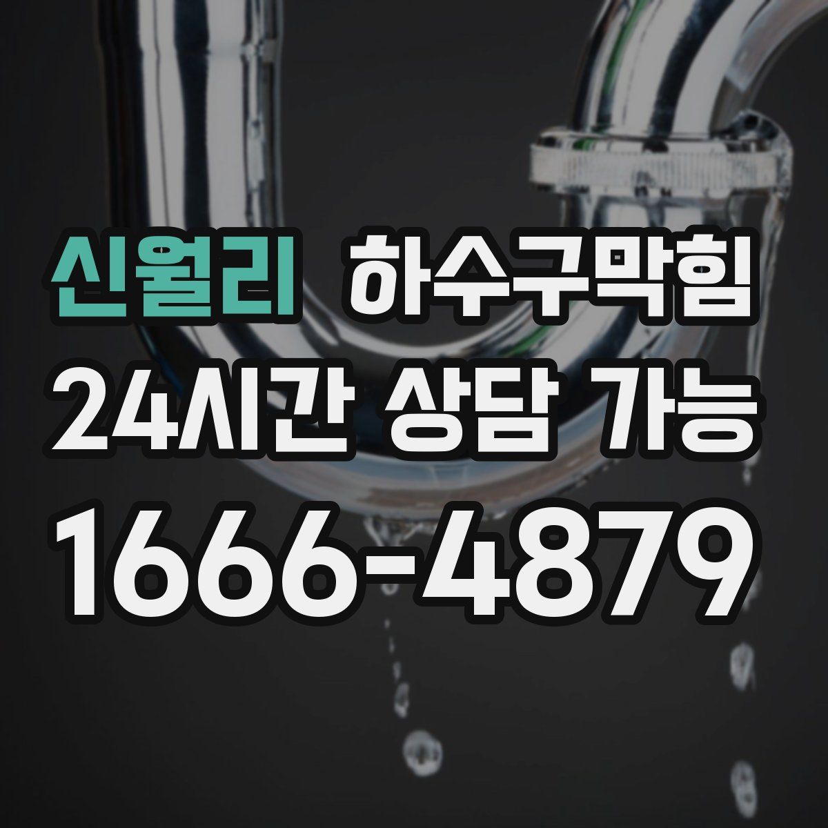 신월리 하수구막힘