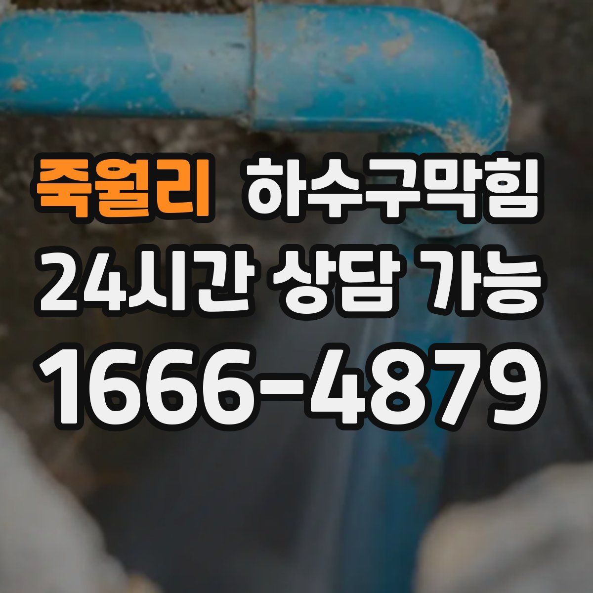 죽월리 하수구막힘