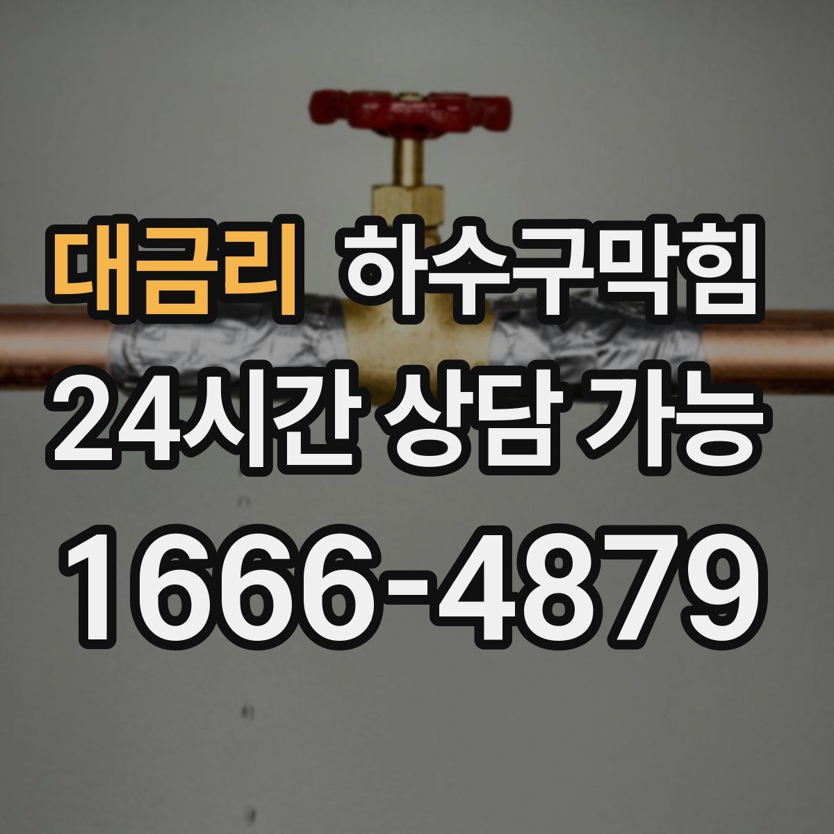 대금리 하수구막힘