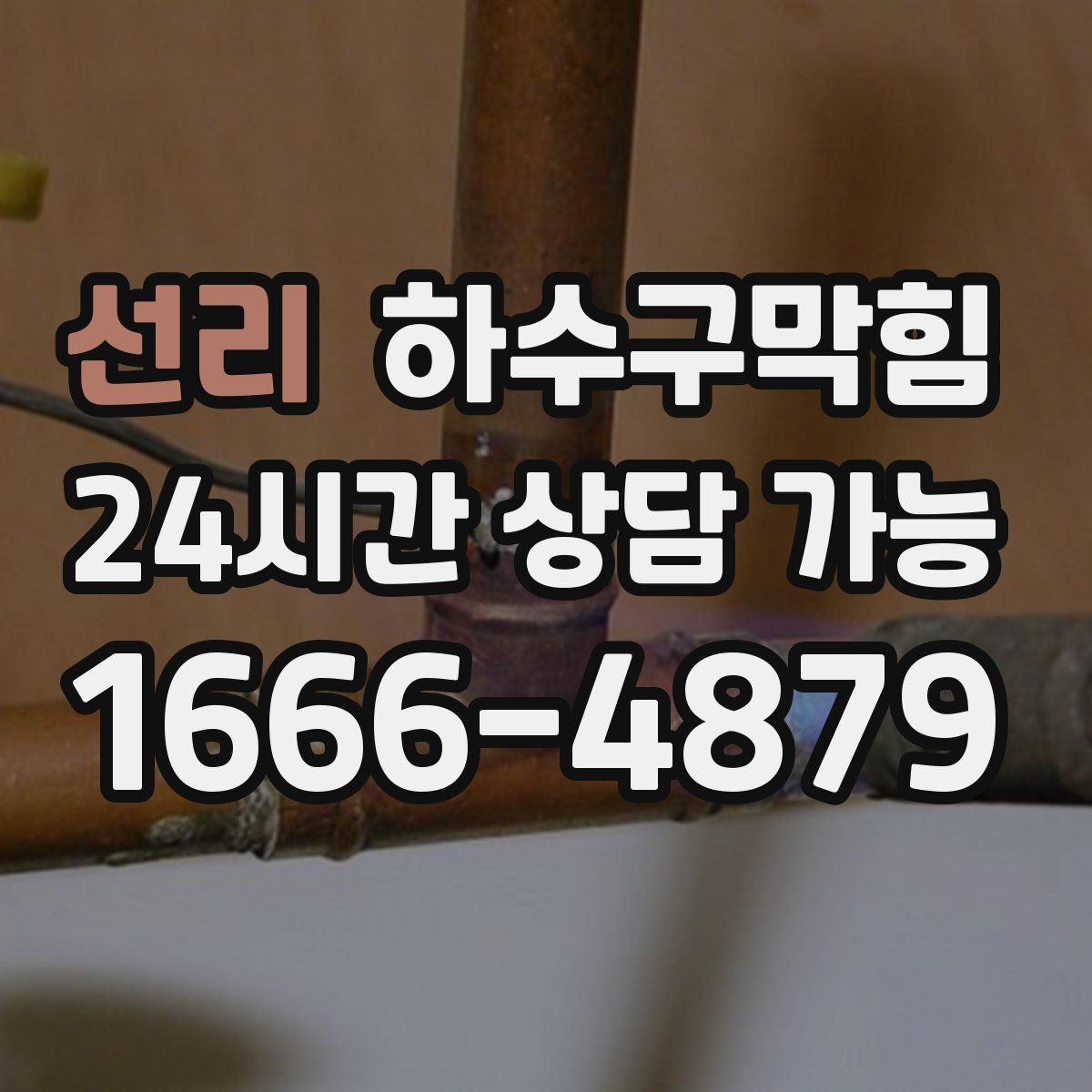 선리 하수구막힘