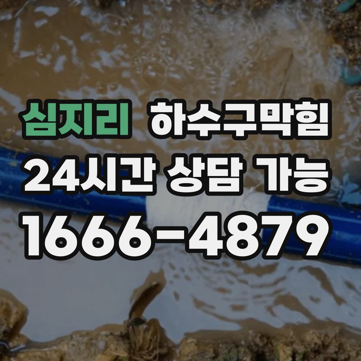 심지리 하수구막힘