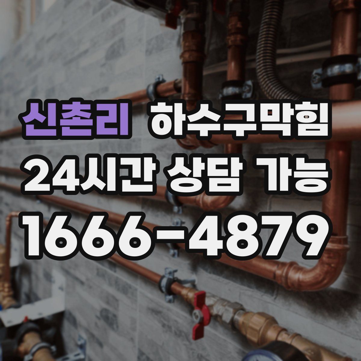 신촌리 하수구막힘