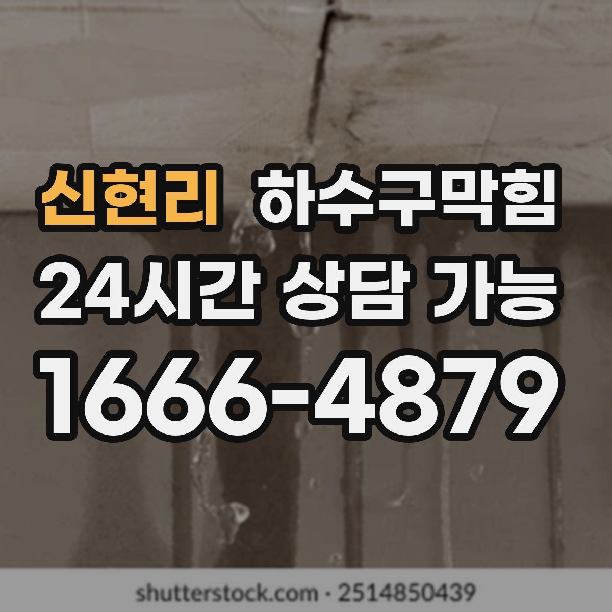 신현리 하수구막힘