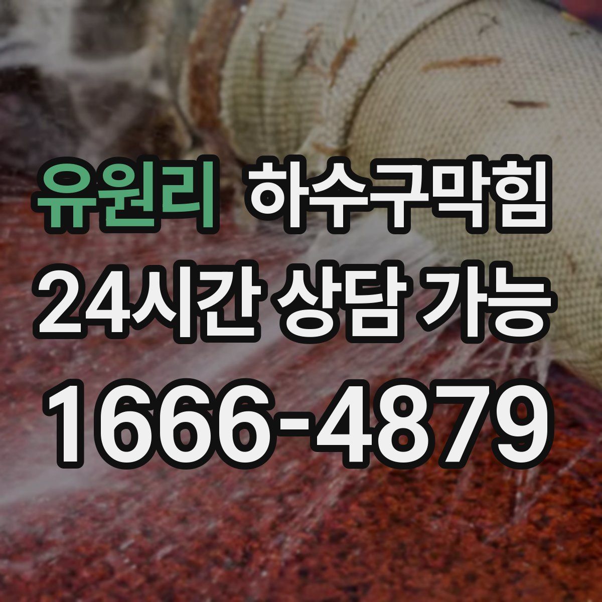 유원리 하수구막힘