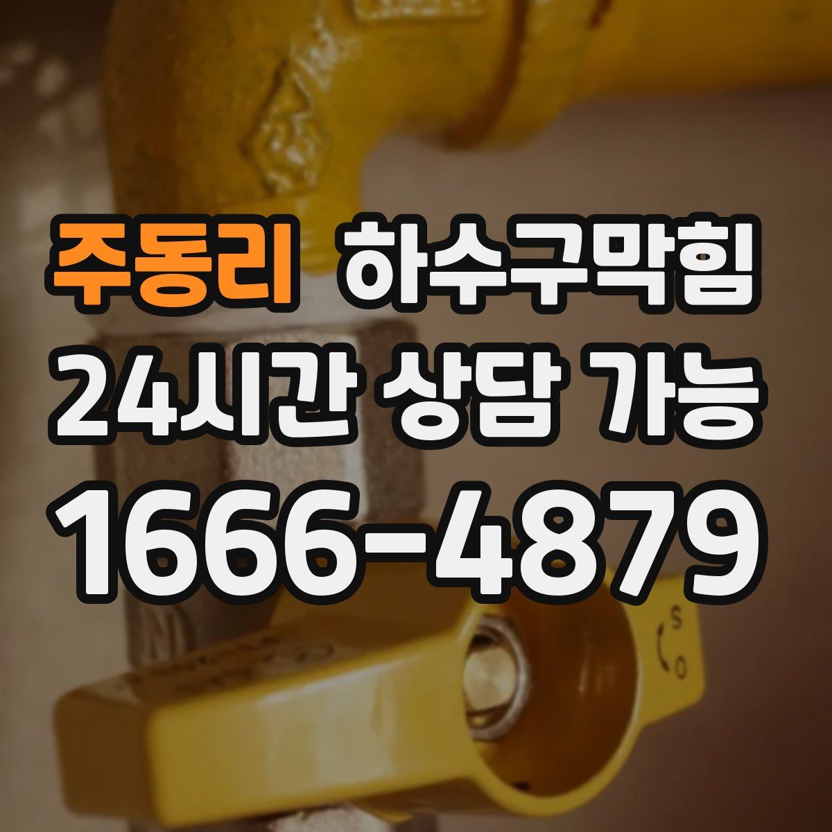 주동리 하수구막힘