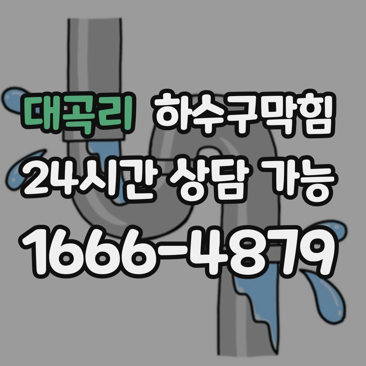 대곡리 하수구막힘